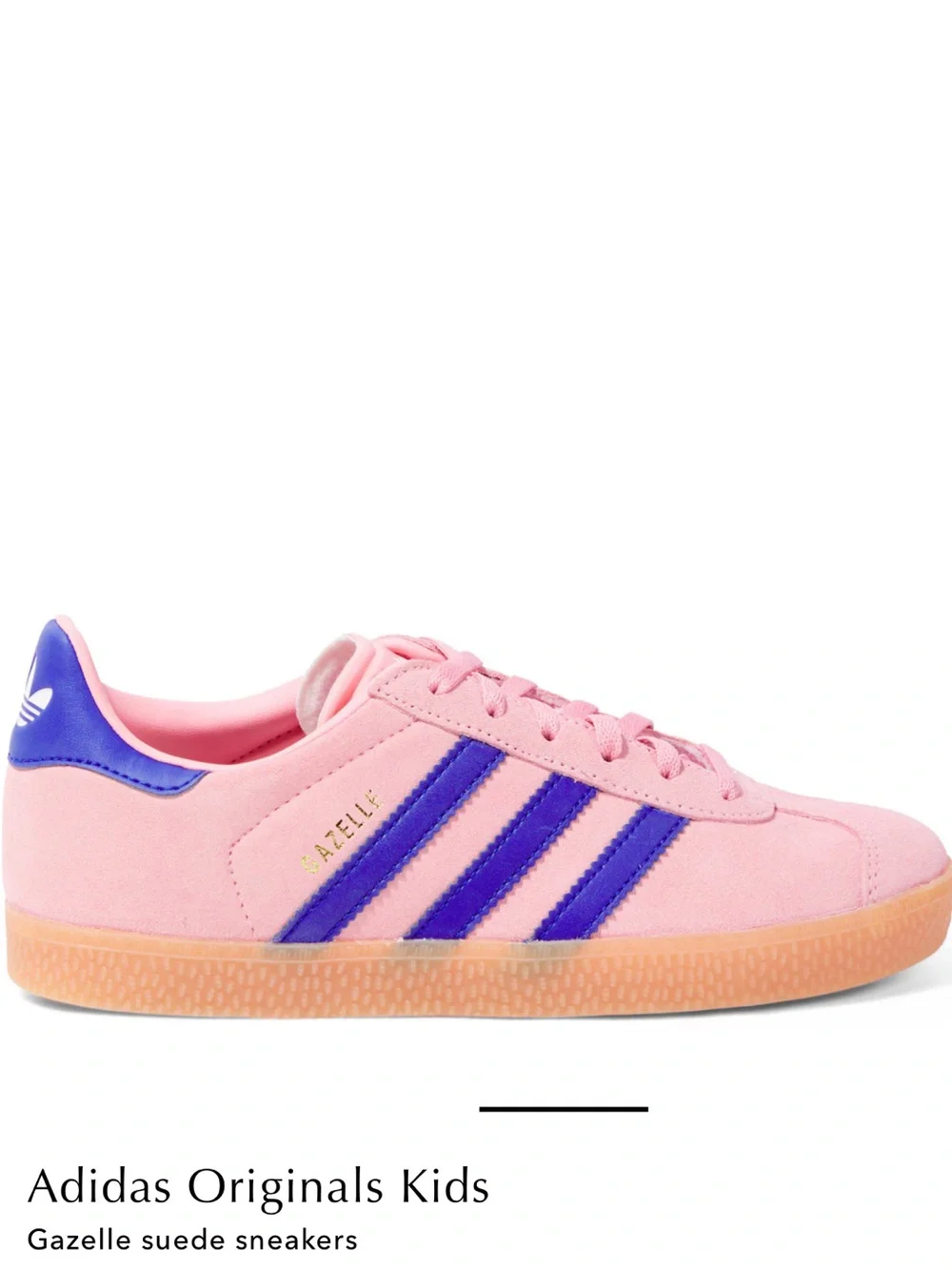 adidas Gazelle Semi Spark Pink Gum Kids/Juniors Sneakers size 5.5 NWOB